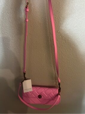 Kurt Geiger Pink Quilted Mini Kensington
Crossbody – NWT